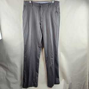 FootJoy Pants Men 34x34 Grey Golf Chino Khaki FJ Logo Stretch Performance Preppy